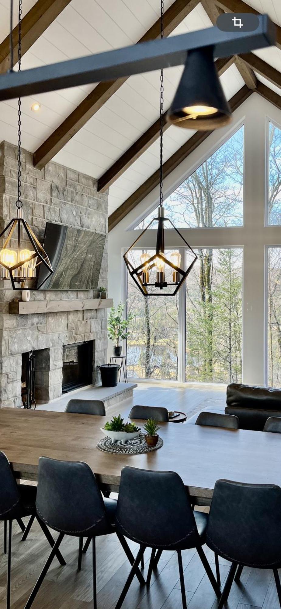 The Chic Shack - Golf, Ski, Spa Saint-Faustin ภายนอก รูปภาพ